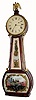 C.1835, Joshua Seward, Boston (Charlestown), weight banjo with restorations.