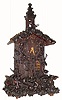 C.1860, German, Monk/Monastery, automaton cuckoo clock in very good condition, with some losses on roof.