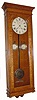 C.1900, Standard Electric Time Co., Waterbury, Conn., master clock, complete with pilot clock, voltage meter and original damascene pendulum.