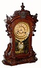 C.1890, Ansonia Clock Co., "Monarch", 8-day time/strike mantel clock.