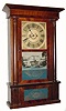 C.1840 Spencer & Wooster & Co., Salem Bridge, Conn. 8-day time/strike column and cornice shelf clock in very nice restored condition. 