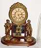 C.1880. Ansonia "Crystal Palace" , and except for an old re-paper on the dial, in very good original condition,