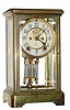 C.1914, Ansonia Clock Co., "Prism", 8-day time/strike crystal regulator in very nice condition.