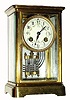 C.1910, French, Couaillet, 4-Glass crystal regulator retailed by LeRoy & Cie, and with the LeRoy name on the fancy dial.