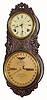 C.1866, Ithaca Clock Clock, "Large Iron Case", 30-day iron front calendar timepiece.