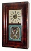 C.1845, Chauncey Boardman, Bristol, Conn., miniature OG shelf clock, 8-day fusee, time/strike.