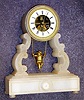 C.1890, French, Swinging Doll timepiece in good original condition.