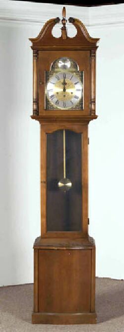 A RIDGWAY MAHOGANY TALLCASE CLOCK, — Antique Clocks Price Guide