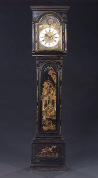 A QUEEN ANNE CHINOISIERIE LONGCASE CLOCK, early 18th century. — Antique Clocks Price Guide