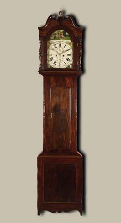 A GEORGE IV MAHOGANY LONGCASE CLOCK, by R. Schwerer, York, early 19th century. — Antique Clocks Price Guide