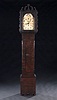 A GRAIN-PAINTED PINE TALL CASE CLOCK, Riley Whiting, Manchester, Connecticut, circa 1820.