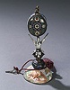 A VIENNESE ENAMEL AND SWISS TIMEPIECE, late 19th century, the movement engraved Vacheron a Geneve.