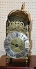 A SEVENTEENTH CENTURY STYLE BRASS LANTERN CLOCK, late 19th/20th century.