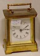Waterbury brass carriage — Antique Clocks Price Guide