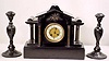 3 piece French marble table clock