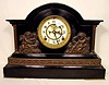 Ansonia metal table clock