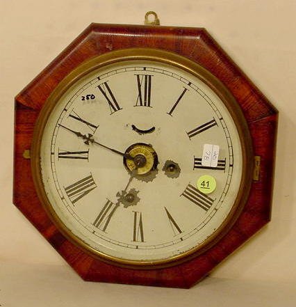 New Haven octagon hanging clock: — Antique Clocks Price Guide