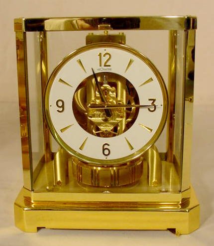 LeCoultre Atmos table clock: 15j; VXN No. 306017. — Antique Clocks Price Guide