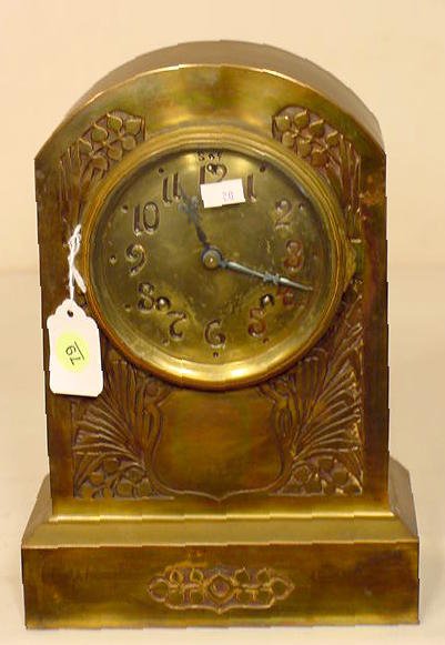 Ansonia bronze dome top table clock: — Antique Clocks Price Guide
