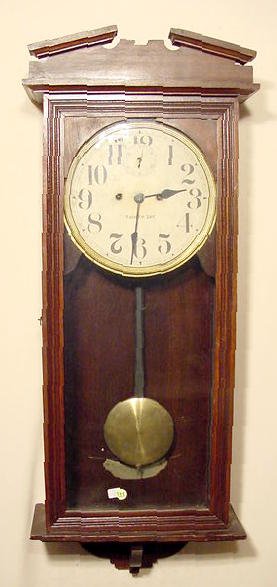 New Haven Vamoose hanging regulator: — Antique Clocks Price Guide