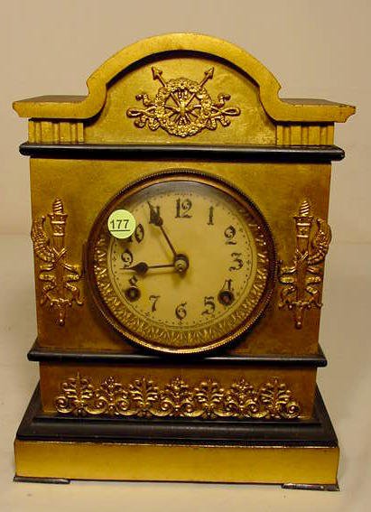 New Haven iron case clock. — Antique Clocks Price Guide