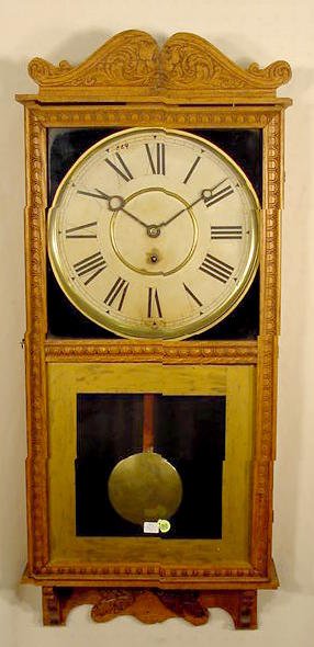 Gilbert Observatory oak regulator: — Antique Clocks Price Guide