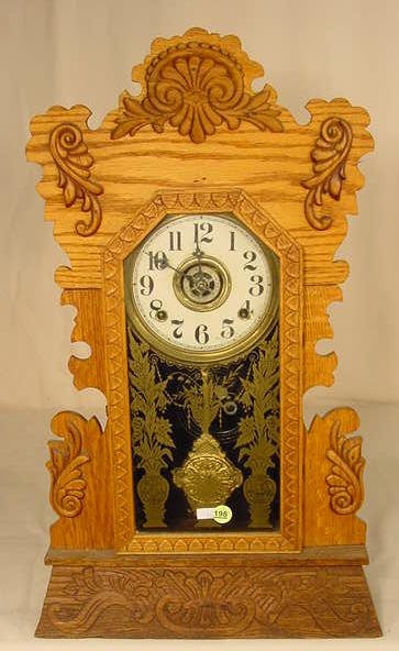 Ingraham oak kitchen clock. — Antique Clocks Price Guide