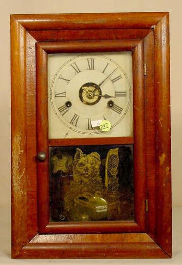Seth Thomas mini OG shelf clock with alarm. — Antique Clocks Price Guide