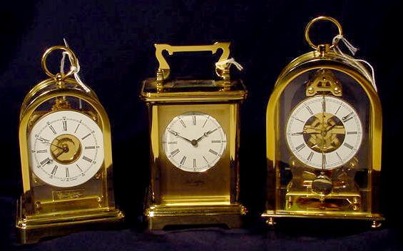 3 Du Chateau modern desk clocks: — Antique Clocks Price Guide