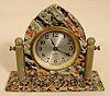 Sessions Deco plastic dresser clock: time only, swivels. 