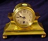 Small Chelsea bronze desk clock