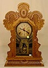 Ingraham Gila oak parlor calendar clock: