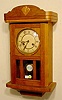 Junghans walnut hanging clock: 