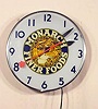 Telechron Monarch Foods advertising electric clock. 