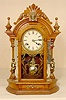 Waterbury mirror side clock: