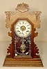 Ansonia oak parlor clock. 