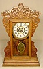 New Haven Mission Oak shelf clock. 