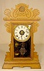 Gilbert oak kitchen clock with alarm.
