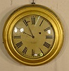 E & A Ingraham Bristol, Ct. round gallery clock: