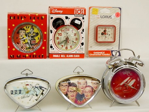 6 Collectible Alarm Clocks: Betty Boop and More — Antique Clocks Price Guide
