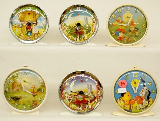 6 Collectible Animated Alarm Clocks — Antique Clocks Price Guide
