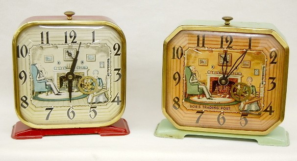 2 Lux Clock Animated Alarm Clocks — Antique Clocks Price Guide
