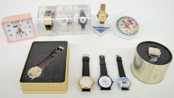 11 Disney Character Wrist Watches and Clocks — Antique Clocks Price Guide