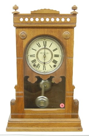 Oak Seth Thomas Boston Kitchen Clock — Antique Clocks Price Guide