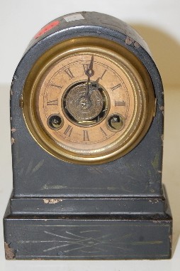 Early Iron Round Top Terry Clock — Antique Clocks Price Guide