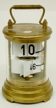 Brass Plato Clock Dated 1903 — Antique Clocks Price Guide