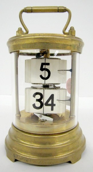 Brass Plato Clock Dated 1903 — Antique Clocks Price Guide