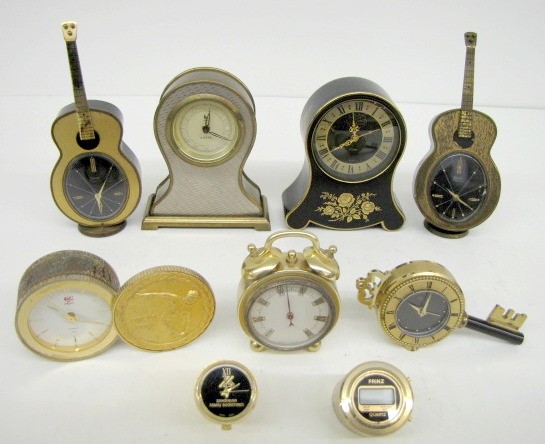9 Novelty Dresser Clocks — Antique Clocks Price Guide