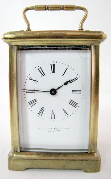 Signed 8 Day French Carriage Clock — Antique Clocks Price Guide