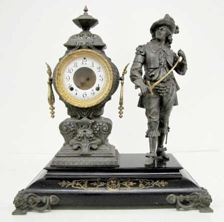 Ansonia Don Caesar Statue Clock Case — Antique Clocks Price Guide